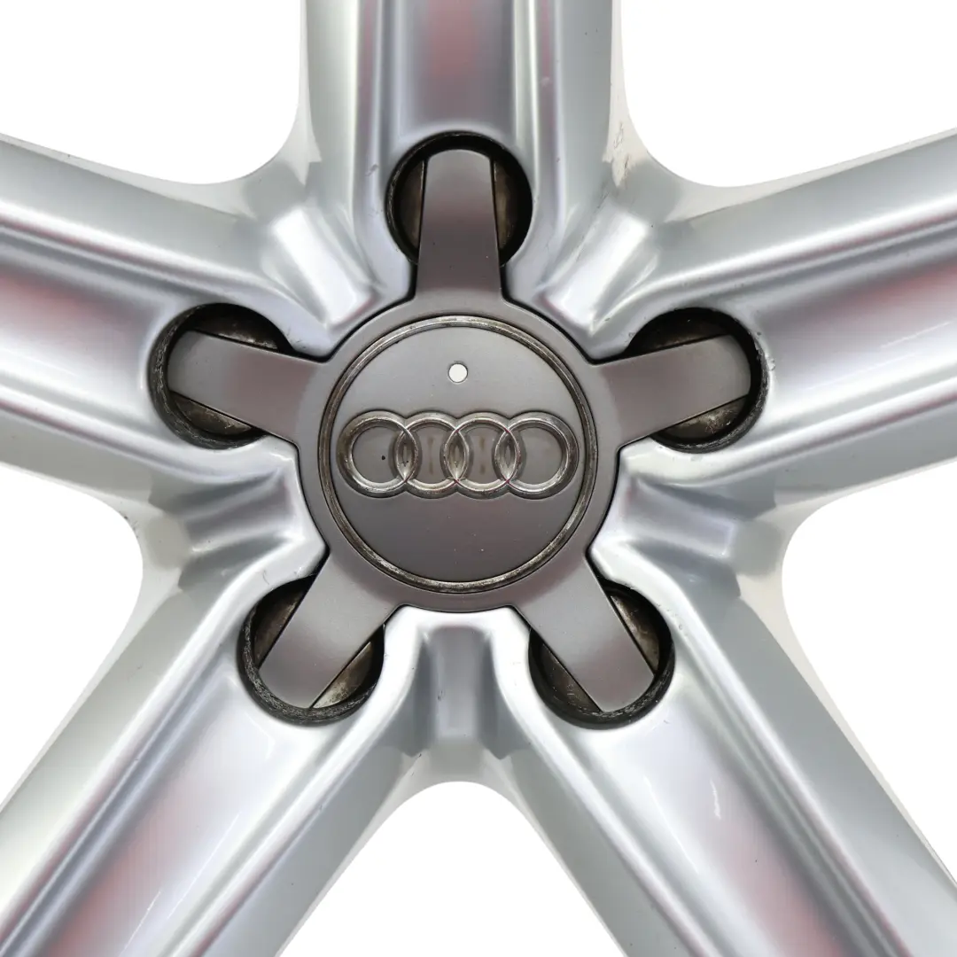 Light Alloy Wheel Rim 17" 7,5J ET:28 to Audi A5 8T Silver with Part number 8T0601025BQ Audi A5 8T Silver Light Alloy Wheel Rim 17" 7,5J ET:28 - SKU 8T0601025BQ-1 - Part number 8T0601025BQ