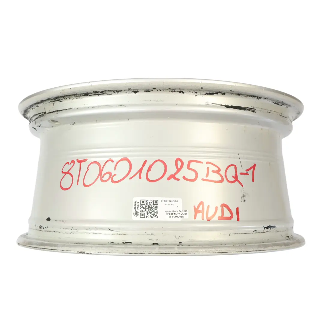 Llanta De Aleación Ligera Plateada Audi A5 8T 17" 7,5J ET:28 para con número de pieza 8T0601025BQ Llanta De Aleación Ligera Plateada Audi A5 8T 17" 7,5J ET:28 - SKU 8T0601025BQ-1 - Número de pieza 8T0601025BQ
