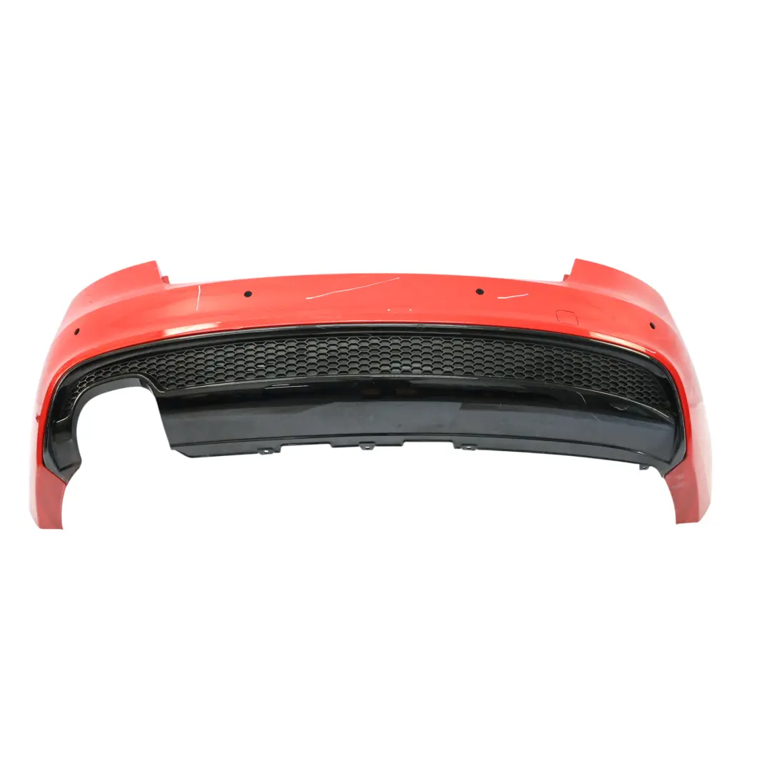 Bumper Trim Panel Covering Misano Red Pearl - Z3M to Audi A5 8T Rear with Part number 8T0807067D Audi A5 8T Rear Bumper Trim Panel Covering Misano Red Pearl - Z3M - SKU 8T0807067D-MRE - Part number 8T0807067D