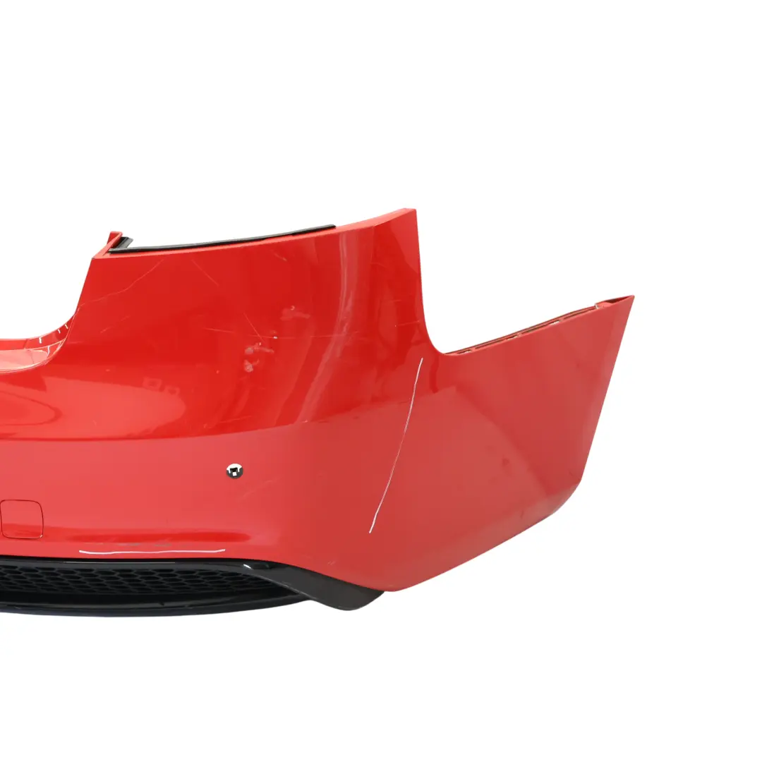 Bumper Trim Panel Covering Misano Red Pearl - Z3M to Audi A5 8T Rear with Part number 8T0807067D Audi A5 8T Rear Bumper Trim Panel Covering Misano Red Pearl - Z3M - SKU 8T0807067D-MRE - Part number 8T0807067D
