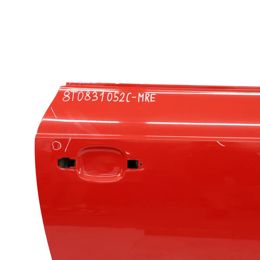 Coupé Puerta Delantera Derecha Panel Misano Rojo Perla - Z3M para Audi A5 8T con número de pieza 8T0831052C Audi A5 8T Coupé Puerta Delantera Derecha Panel Misano Rojo Perla - Z3M - SKU 8T0831052C-MRE - Número de pieza 8T0831052C