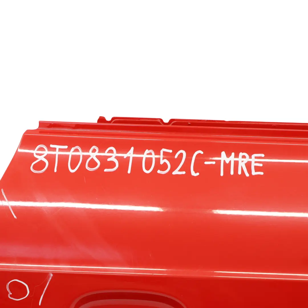 Coupé Puerta Delantera Derecha Panel Misano Rojo Perla - Z3M para Audi A5 8T con número de pieza 8T0831052C Audi A5 8T Coupé Puerta Delantera Derecha Panel Misano Rojo Perla - Z3M - SKU 8T0831052C-MRE - Número de pieza 8T0831052C
