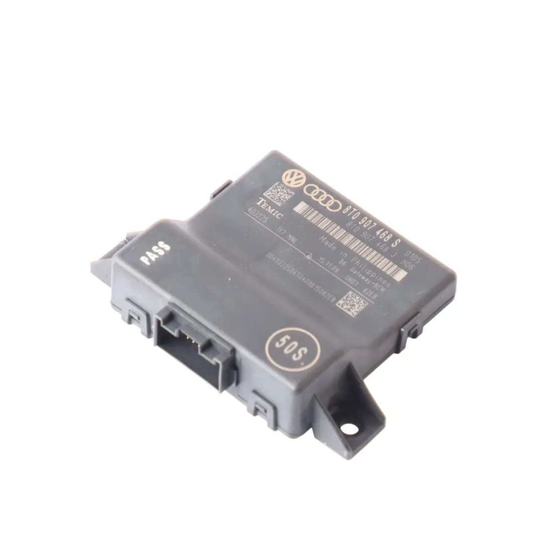Central Gateway Module ECU Control Unit Temic Audi A4 S4 B8 - SKU 8T0907468S - Part number 8T0907468S