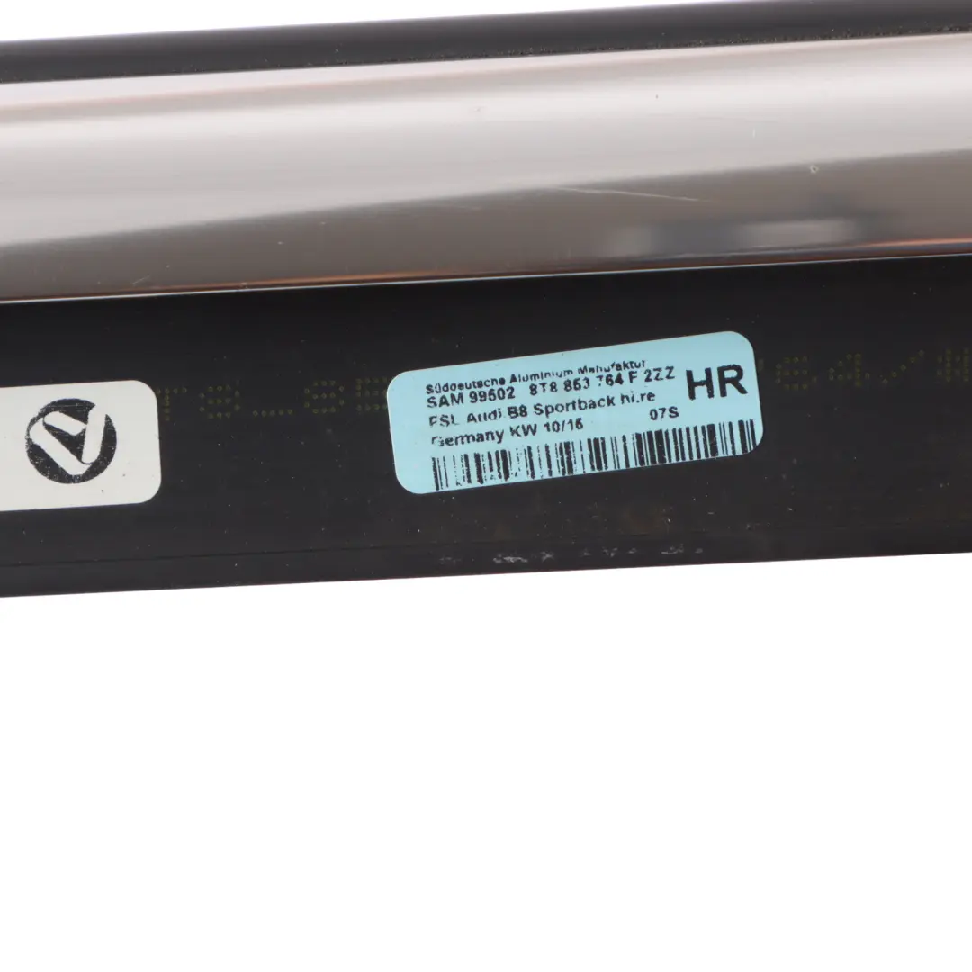 Weather Strip Trim Moulding Right O/S to Audi A5 8T Rear with Part number 8T8853764F Audi A5 8T Rear Weather Strip Trim Moulding Right O/S - SKU 8T8853764F - Part number 8T8853764F