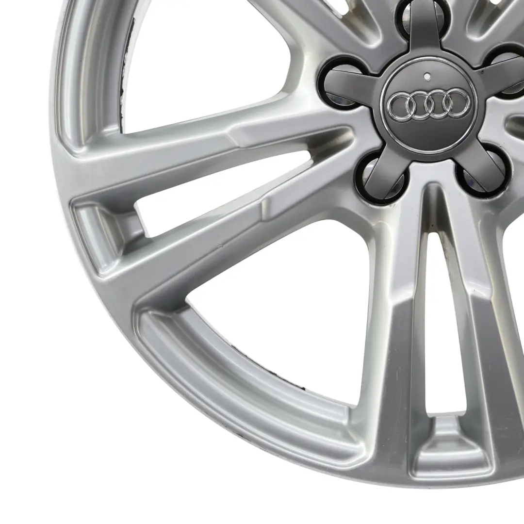 Alloy Rim 18" 7J ET:43 Double Star Spoke to Audi Q3 8U Silver Wheel with Part number 8U0601025AJ Audi Q3 8U Silver Wheel Alloy Rim 18" 7J ET:43 Double Star Spoke - SKU 8U0601025AJ-3 - Part number 8U0601025AJ
