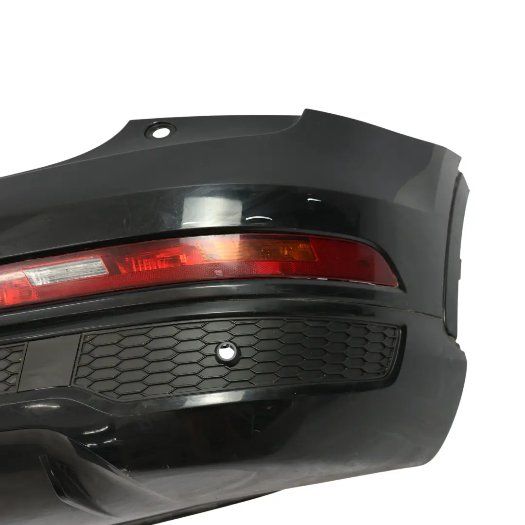 Bumper Trim Panel Covering Mythical Black Metallic - Y9T to Audi Q3 8U Rear with Part number 8U0807067F Audi Q3 8U Rear Bumper Trim Panel Covering Mythical Black Metallic - Y9T - SKU 8U0807067F-MYB - Part number 8U0807067F