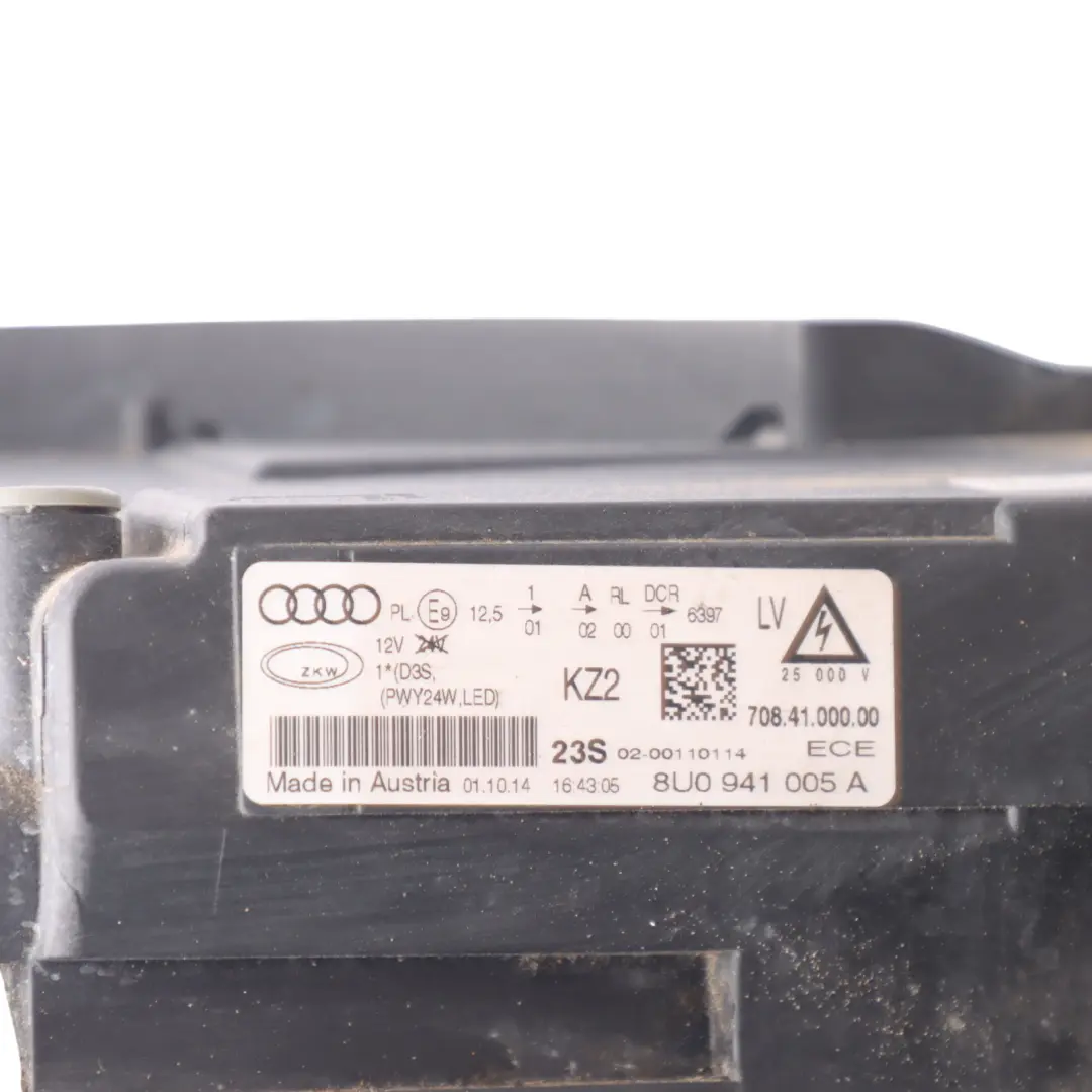 Front Lamp Headlight Xenon Left N/S Passenger Side to Audi Q3 S Line with Part number 8U0941005A Audi Q3 S Line Front Lamp Headlight Xenon Left N/S Passenger Side - SKU RHD-8U0941005A - Part number 8U0941005A