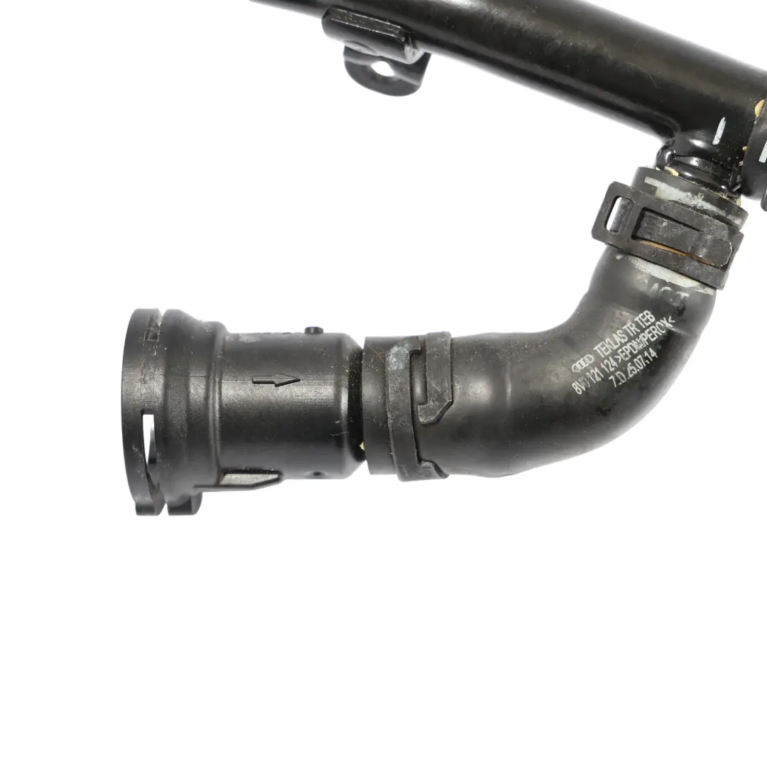 Oil Coolant Hose Pipe Line Tube 2.5 TFSI to Audi RS3 8V Engine with Part number 8V0121124 Audi RS3 8V Engine Oil Coolant Hose Pipe Line Tube 2.5 TFSI - SKU 8V0121124 - Part number 8V0121124