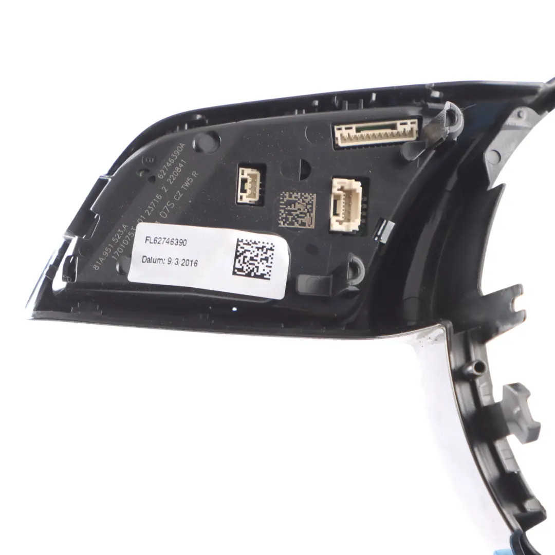 Steering Wheel Switch Multifunction Button Trim to Audi A3 8V with Part number 8V0419091CN Audi A3 8V Steering Wheel Switch Multifunction Button Trim - SKU 8V0419091CN - Part number 8V0419091CN