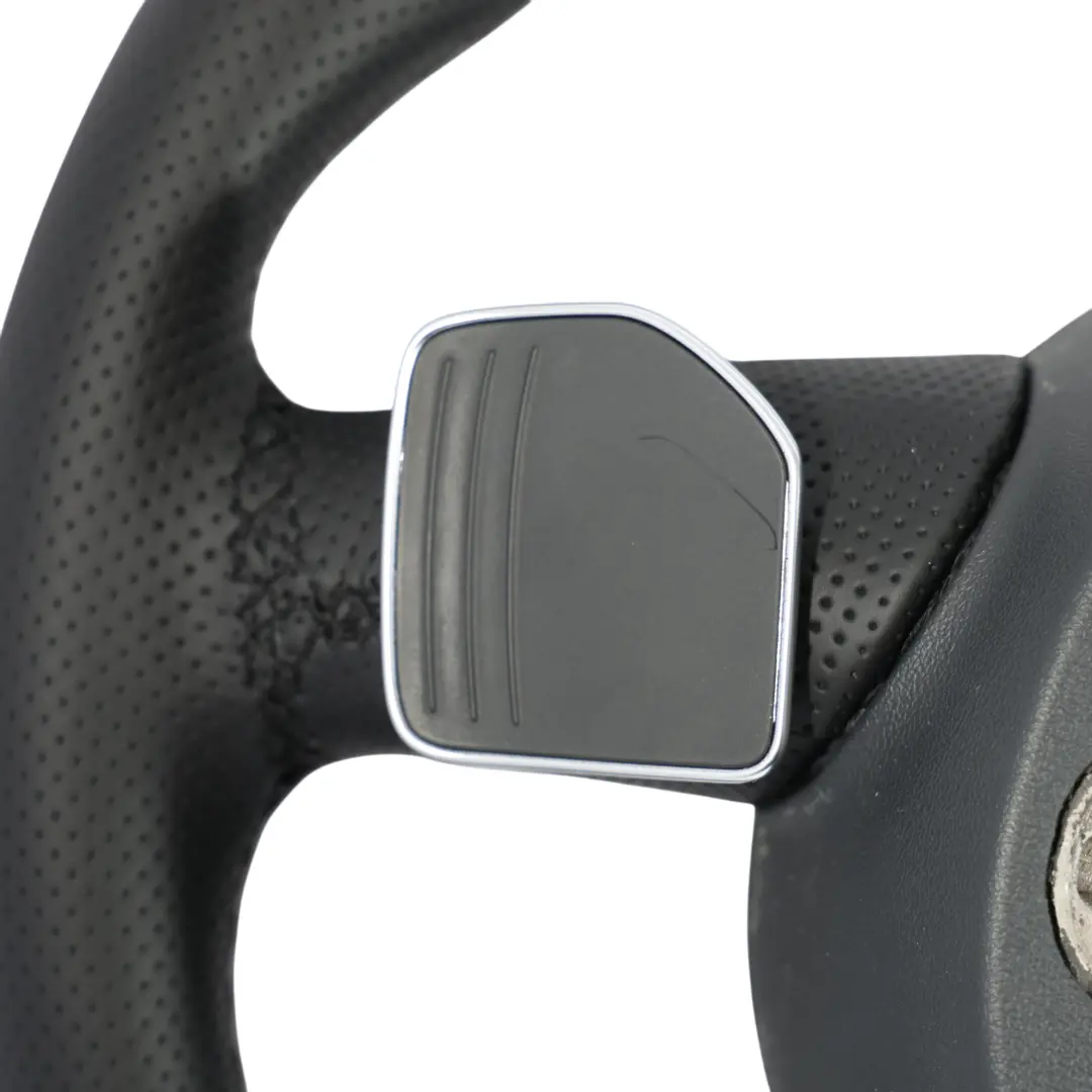 Leather Steering Wheel Flat Bottom Paddle Shift to Audi S3 8V NEW Black with Part number 8V0419091J Audi S3 8V NEW Black Leather Steering Wheel Flat Bottom Paddle Shift - SKU 8V0419091J-2 - Part number 8V0419091J