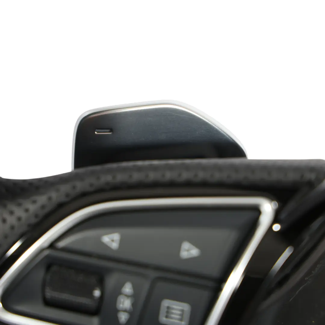 Leather Steering Wheel Flat Bottom Paddle Shift to Audi S3 8V NEW Black with Part number 8V0419091J Audi S3 8V NEW Black Leather Steering Wheel Flat Bottom Paddle Shift - SKU 8V0419091J-2 - Part number 8V0419091J