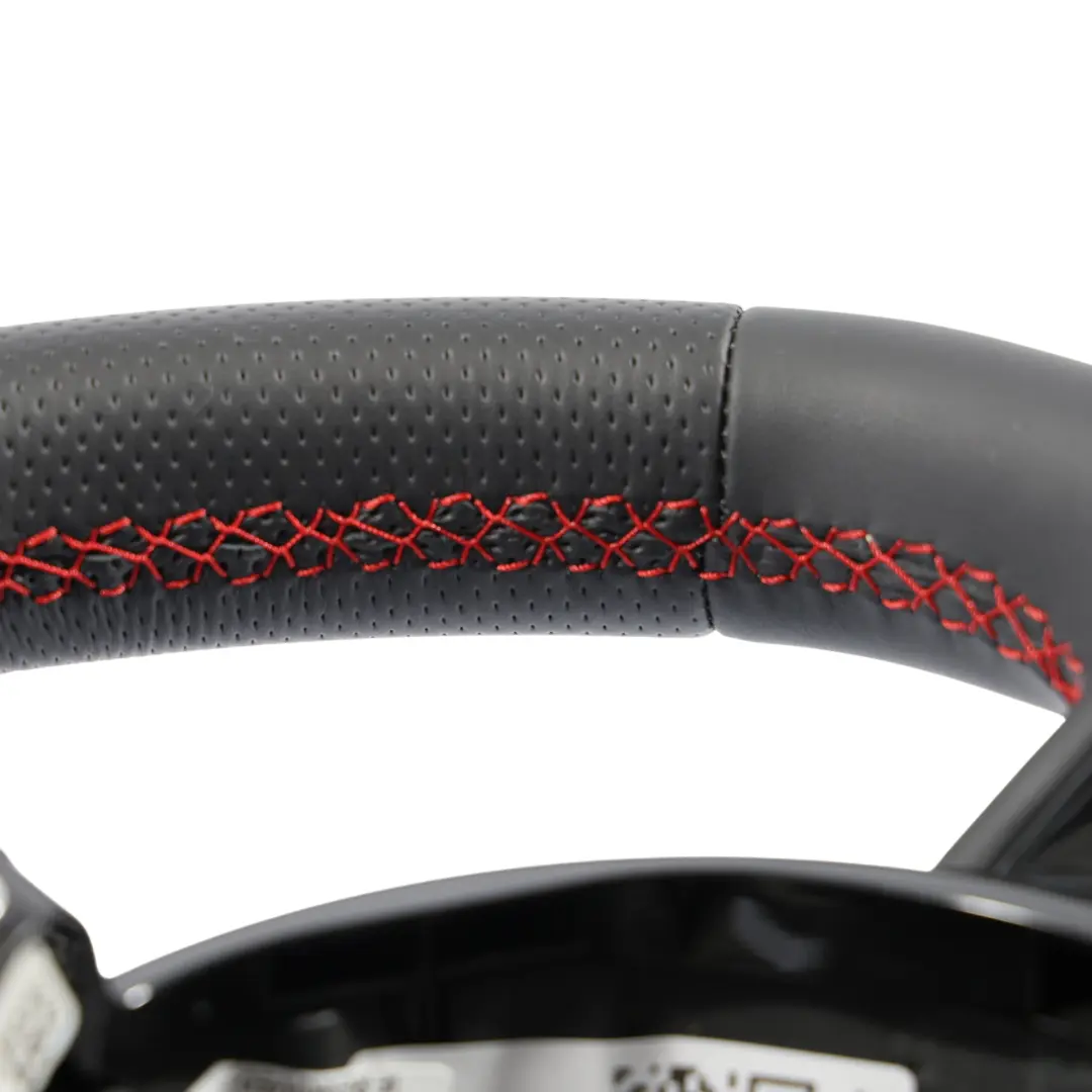Audi S3 8V NEW Black Leather Steering Wheel Flat Bottom Paddle Shift - SKU 8V0419091J-3 - Part number 8V0419091J