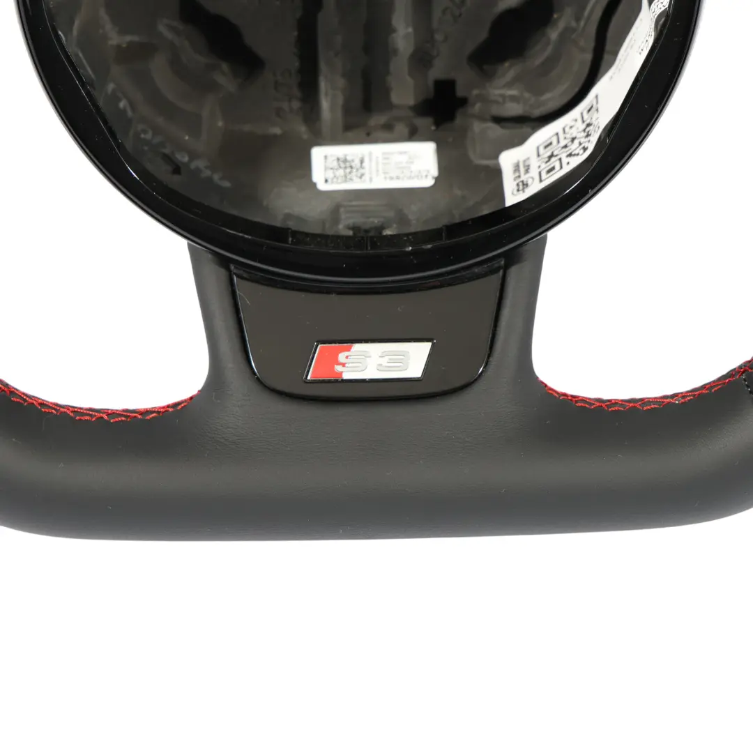 Audi S3 8V NEU Schwarzes Leder Lenkrad Mit Flachem Boden Schaltwippe - SKU 8V0419091J-3 - Teilenummer 8V0419091J