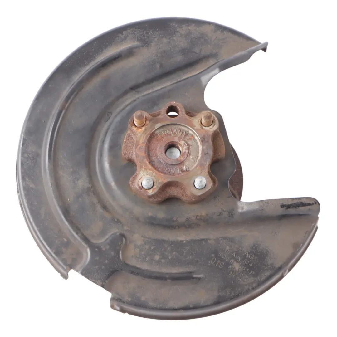 Hub Knuckle Spindle Plate Left N/S to Audi Q2 GA Rear Wheel with Part number 8V0598611A Audi Q2 GA Rear Wheel Hub Knuckle Spindle Plate Left N/S - SKU 8V0598611A-1 - Part number 8V0598611A