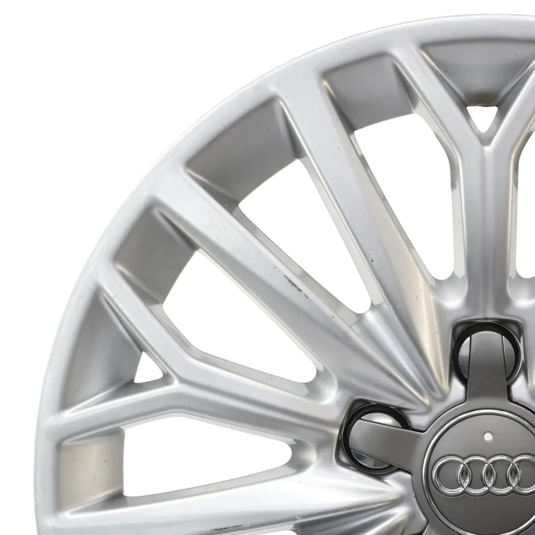 Silberne Leichtmetallfelge Alufelge 16" 7J ET48 für Audi A3 8V mit Teilenummer 8V0601025BJ Audi A3 8V Silberne Leichtmetallfelge Alufelge 16" 7J ET48 - SKU 8V0601025BJ-1 - Teilenummer 8V0601025BJ