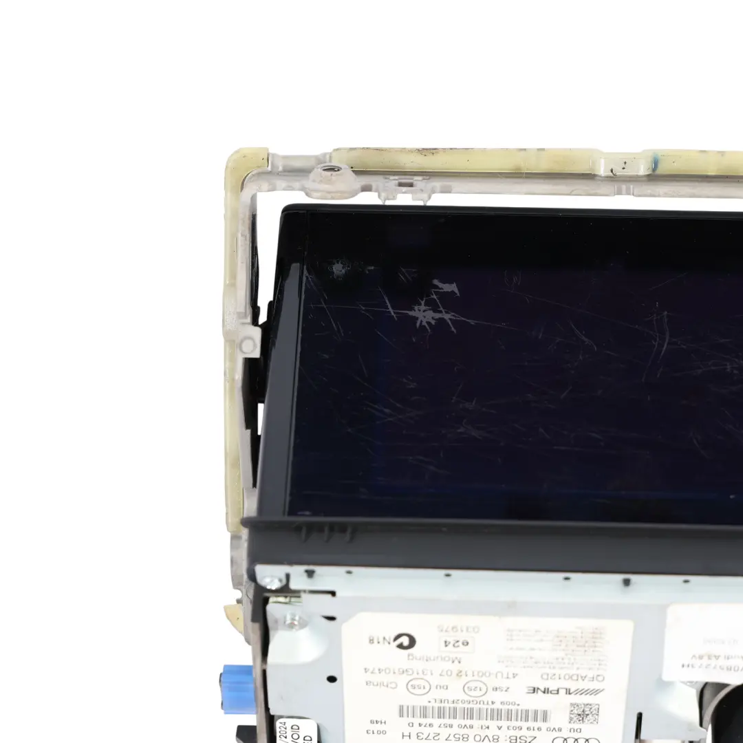 Multimedia Display Bildschirm Radio Sat Nav Hauptgerät für Audi A3 8V mit Teilenummer 8V0857273H Audi A3 8V Multimedia Display Bildschirm Radio Sat Nav Hauptgerät - SKU 8V0857273H - Teilenummer 8V0857273H