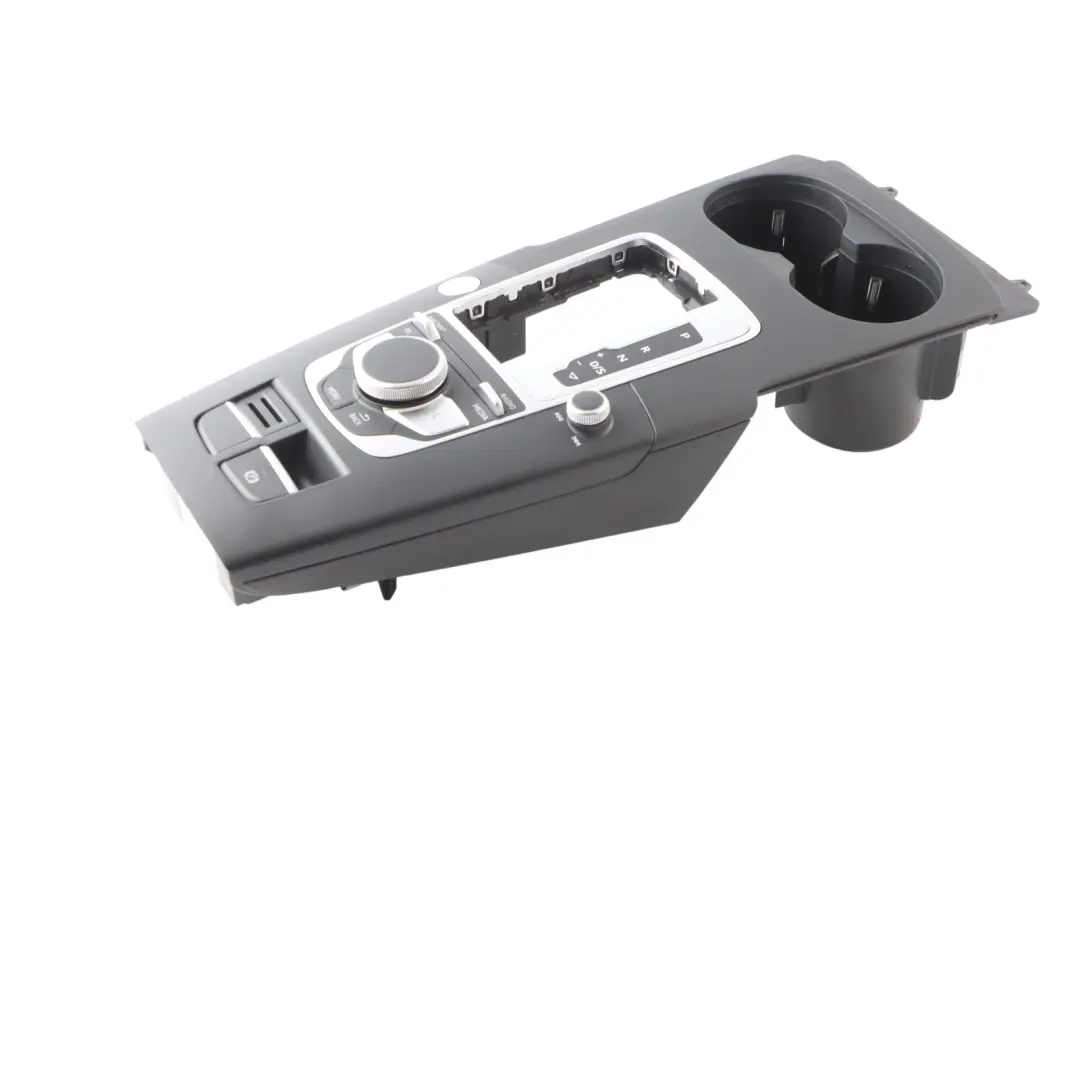 Audi A3 8V Console Gear Multimedia Switch Control Trim Cover Panel - SKU 8V0919614BF - Part number 8V0919614BF