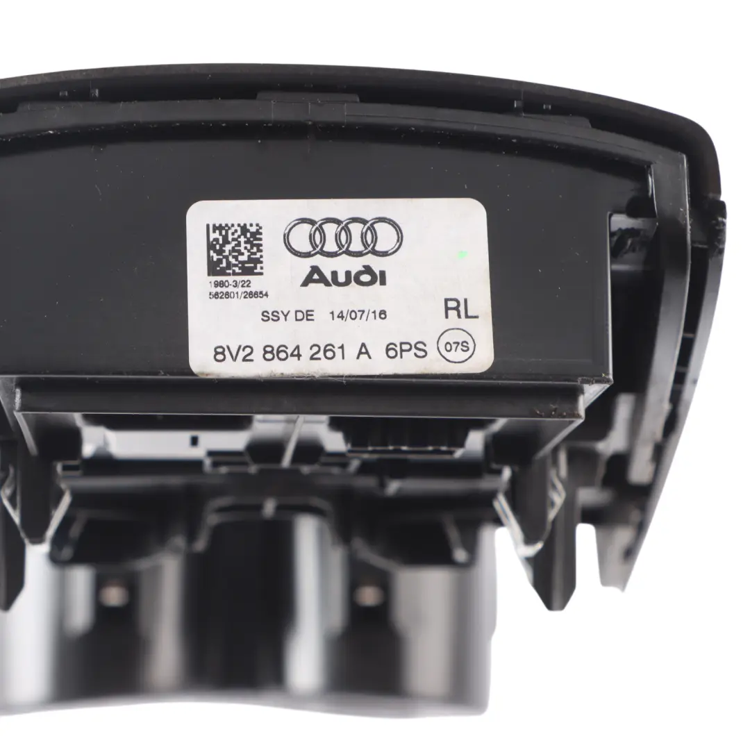 Console Gear Multimedia Switch Control Trim Cover Panel to Audi A3 8V with Part number 8V0919614BF Audi A3 8V Console Gear Multimedia Switch Control Trim Cover Panel - SKU 8V0919614BF - Part number 8V0919614BF