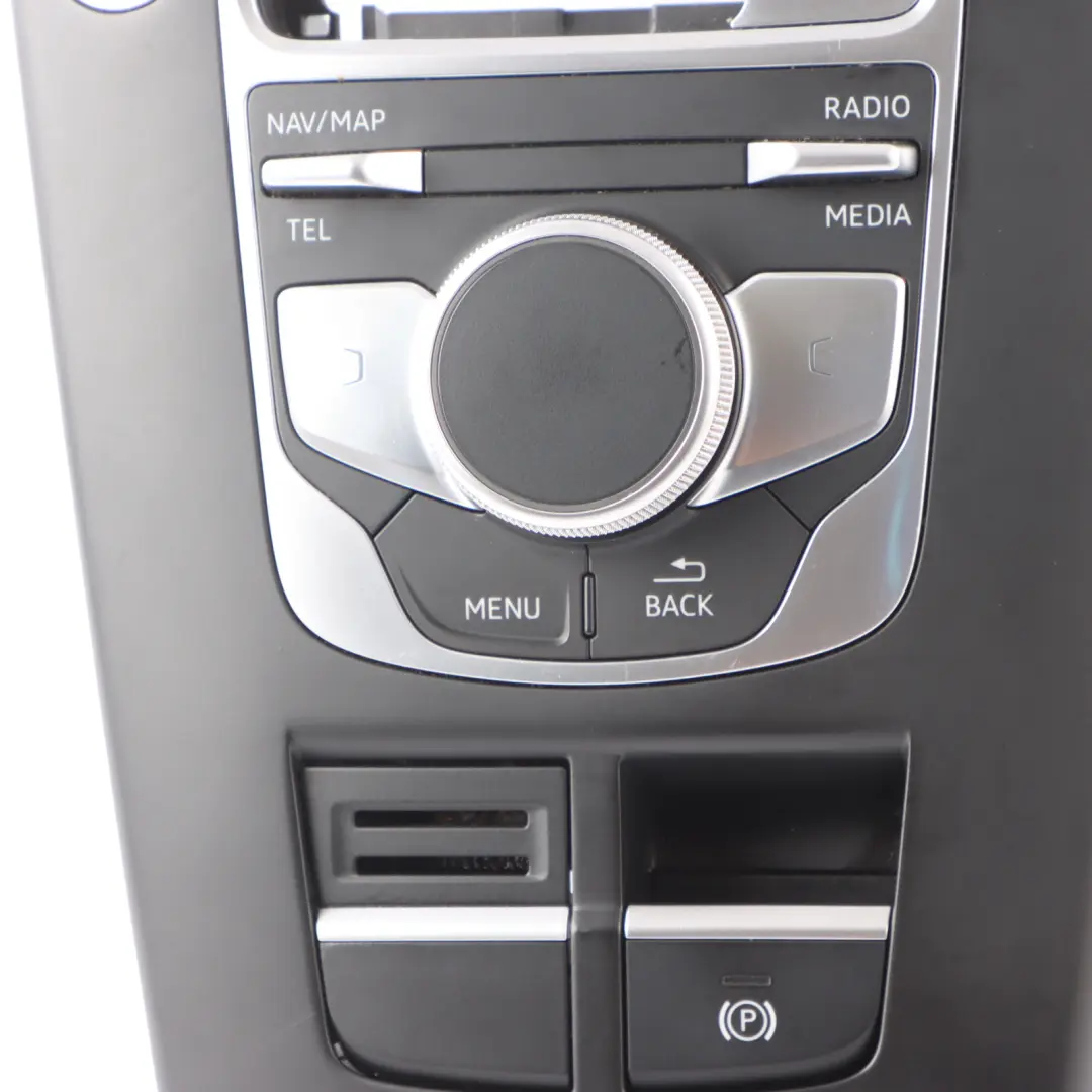 Audi A3 8V Console Gear Multimedia Switch Control Trim Cover Panel - SKU 8V0919614BF - Part number 8V0919614BF