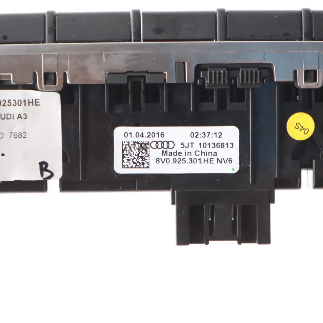 Hazard Light Switch Drive Mode Dashboard Control Panel to Audi A3 8V with Part number 8V0925301HE Audi A3 8V Hazard Light Switch Drive Mode Dashboard Control Panel - SKU 8V0925301HE - Part number 8V0925301HE