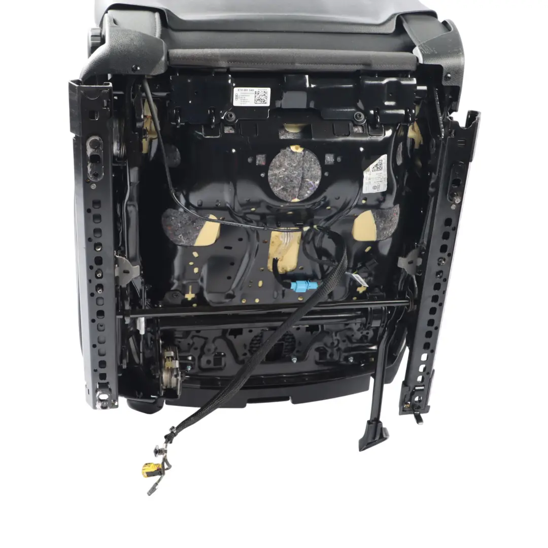 Sportback Front Left N/S Seat Fabric Soul Black Blue to Audi A3 8V with Part number 8V4881805AF Audi A3 8V Sportback Front Left N/S Seat Fabric Soul Black Blue - SKU 8V4881805AF - Part number 8V4881805AF