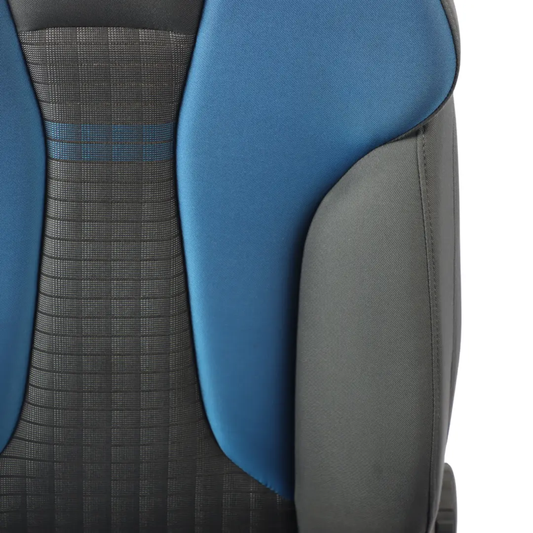 Sportback Front Left N/S Seat Fabric Soul Black Blue to Audi A3 8V with Part number 8V4881805AF Audi A3 8V Sportback Front Left N/S Seat Fabric Soul Black Blue - SKU 8V4881805AF - Part number 8V4881805AF