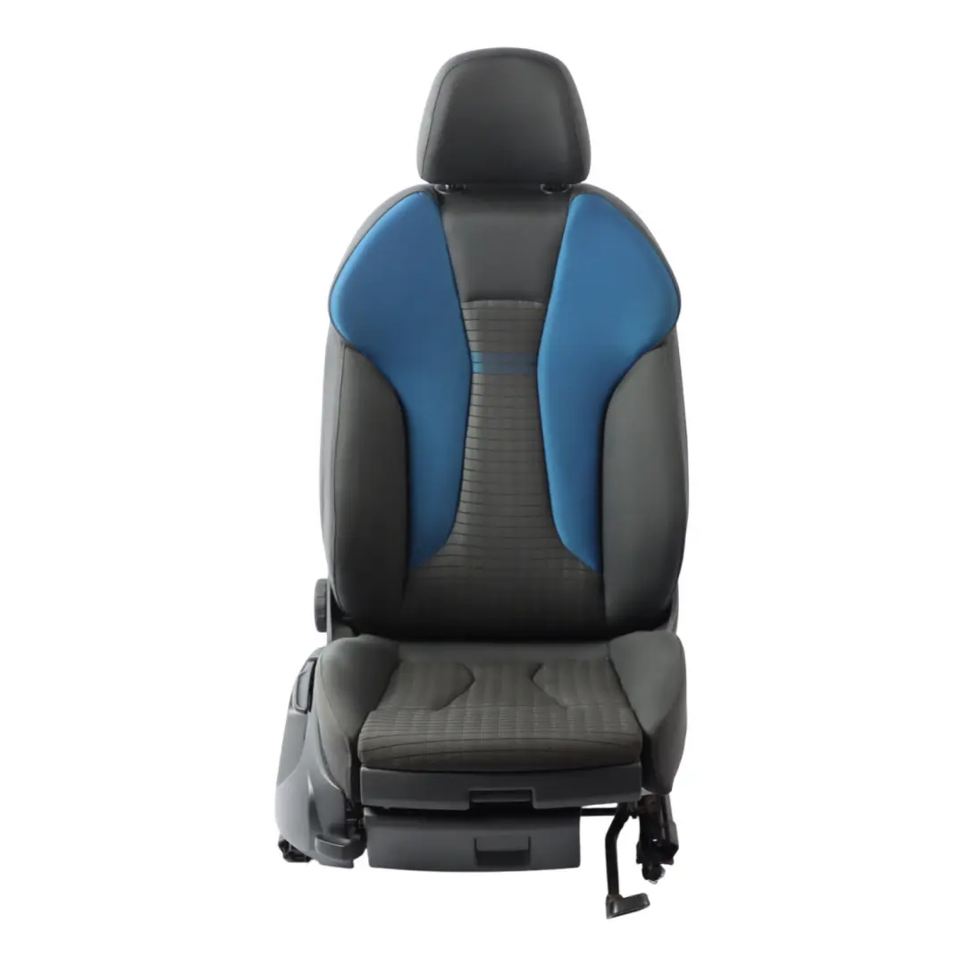 Sportback Front Seat Left N/S Fabric Soul Black Blue to Audi A3 8V with Part number 8V4881806AF Audi A3 8V Sportback Front Seat Left N/S Fabric Soul Black Blue - SKU 8V4881806AF - Part number 8V4881806AF