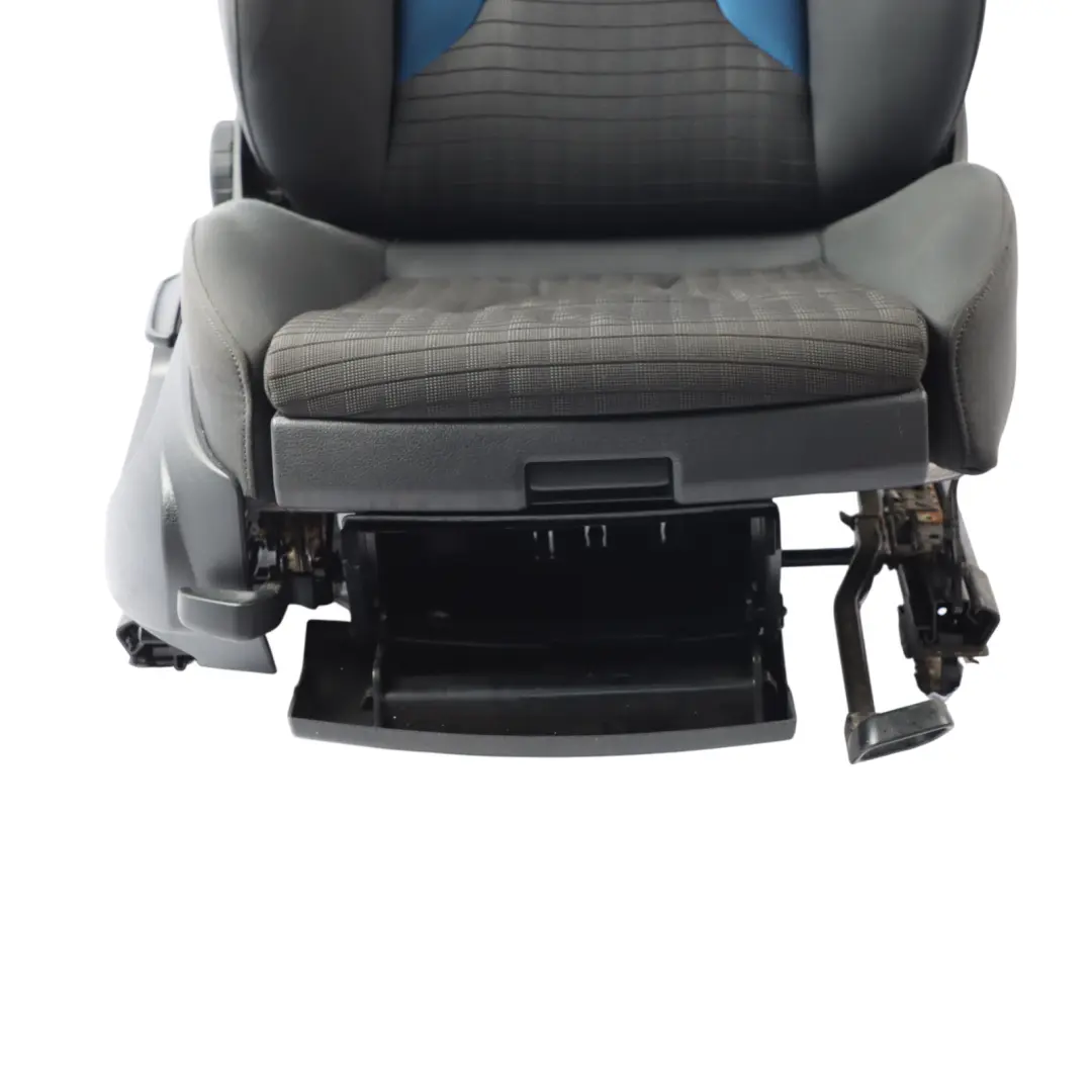 Sportback Front Seat Left N/S Fabric Soul Black Blue to Audi A3 8V with Part number 8V4881806AF Audi A3 8V Sportback Front Seat Left N/S Fabric Soul Black Blue - SKU 8V4881806AF - Part number 8V4881806AF