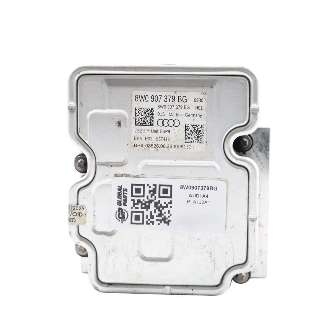 Pompe De Freinage Module ABS Contrôle Hydraulique Unité pour Audi A4 B9 à propos du numéro de pièce 8W0907379BG Audi A4 B9 Pompe De Freinage Module ABS Contrôle Hydraulique Unité - SKU 8W0907379BG - Numéro de pièce 8W0907379BG