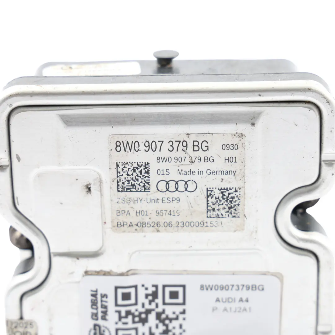 Pompa Freno Modulo ABS Controllo Idraulico Unità Frenante per Audi A4 B9 con numero di parte 8W0907379BG Audi A4 B9 Pompa Freno Modulo ABS Controllo Idraulico Unità Frenante - SKU 8W0907379BG - Numero di parte 8W0907379BG