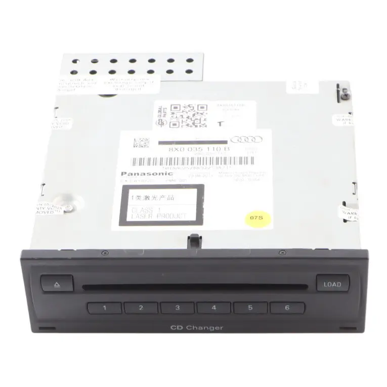 Disc CD Changer Magazine Head Unit MMI to Audi A5 8T 6 with Part number 8X0035110B Audi A5 8T 6 Disc CD Changer Magazine Head Unit MMI - SKU 8X0035110B - Part number 8X0035110B
