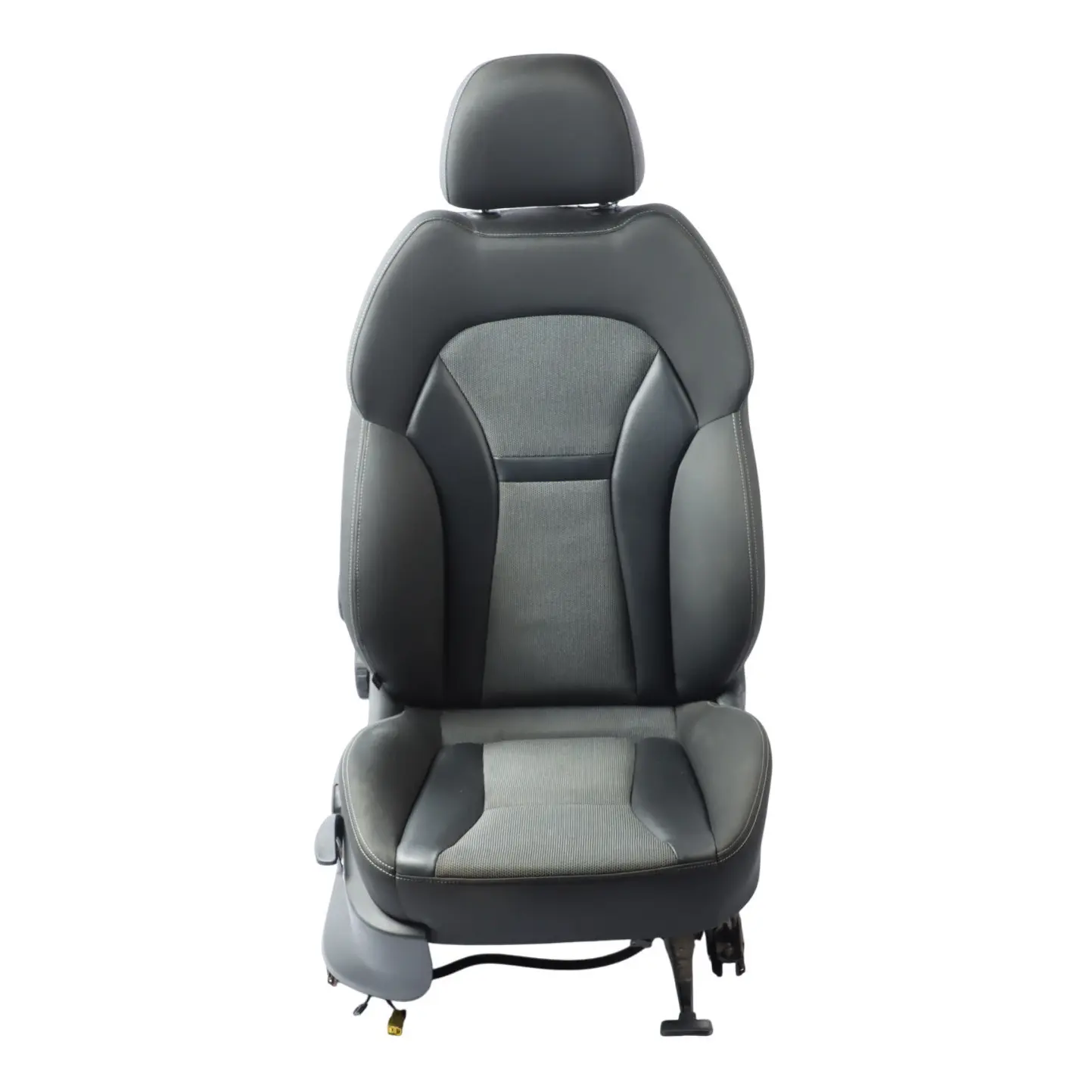 Audi A1 8X 5 Door Sport Seat Front Right Cloth Fabric Black Soul Grey