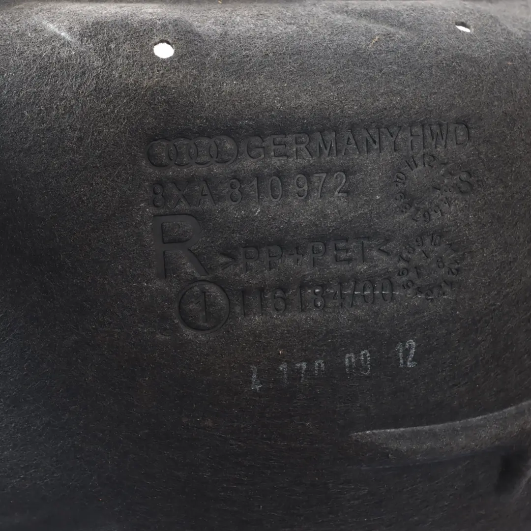 Arch Mud Flap Splash Guard Trim Panel Right O/S to Audi A1 8X Rear Wheel with Part number 8XA810972 Audi A1 8X Rear Wheel Arch Mud Flap Splash Guard Trim Panel Right O/S - SKU 8XA810972 - Part number 8XA810972