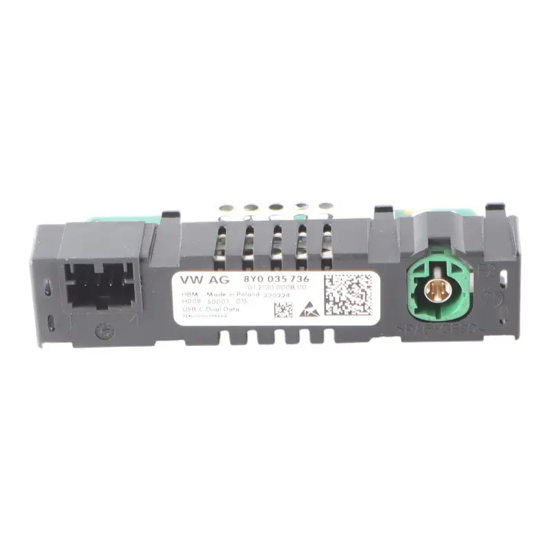 USB Port Type-C Socket Plug Input Connection to Audi Q2 GA with Part number 8Y0035736 Audi Q2 GA USB Port Type-C Socket Plug Input Connection - SKU 8Y0035736-1 - Part number 8Y0035736