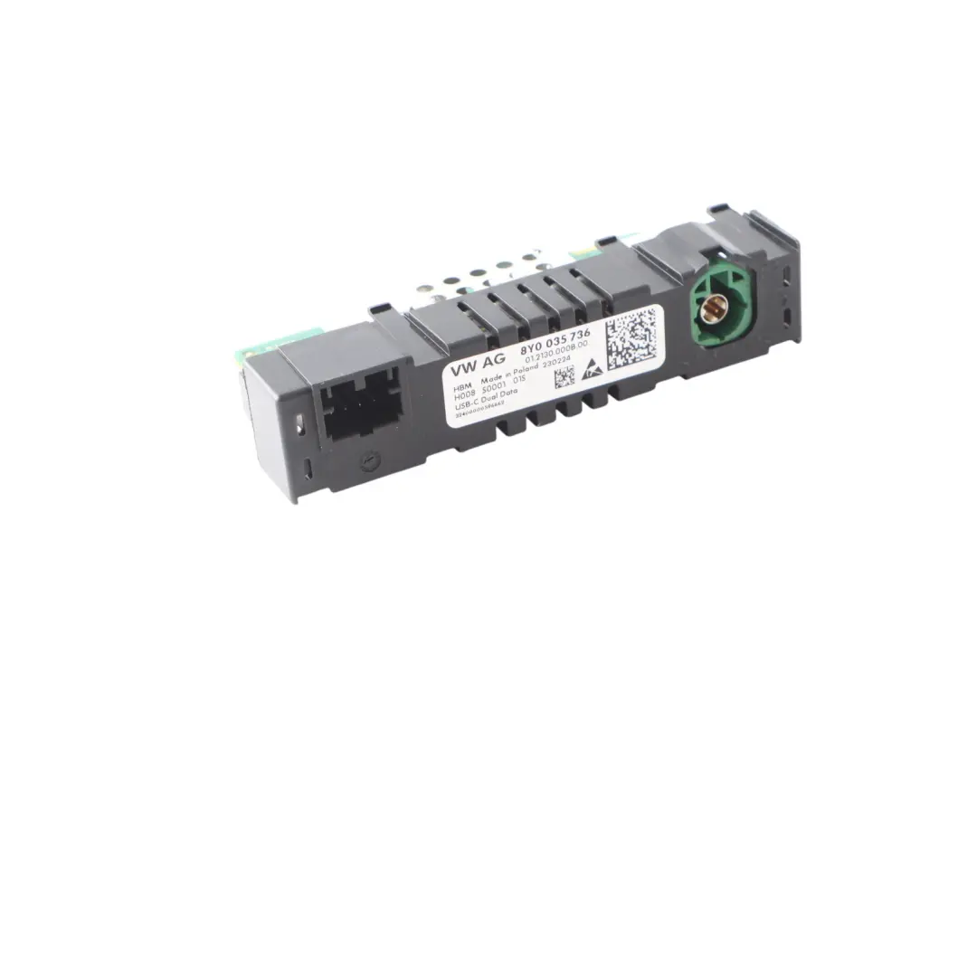 USB Port Type-C Socket Plug Input Connection to Audi Q2 GA with Part number 8Y0035736 Audi Q2 GA USB Port Type-C Socket Plug Input Connection - SKU 8Y0035736-1 - Part number 8Y0035736