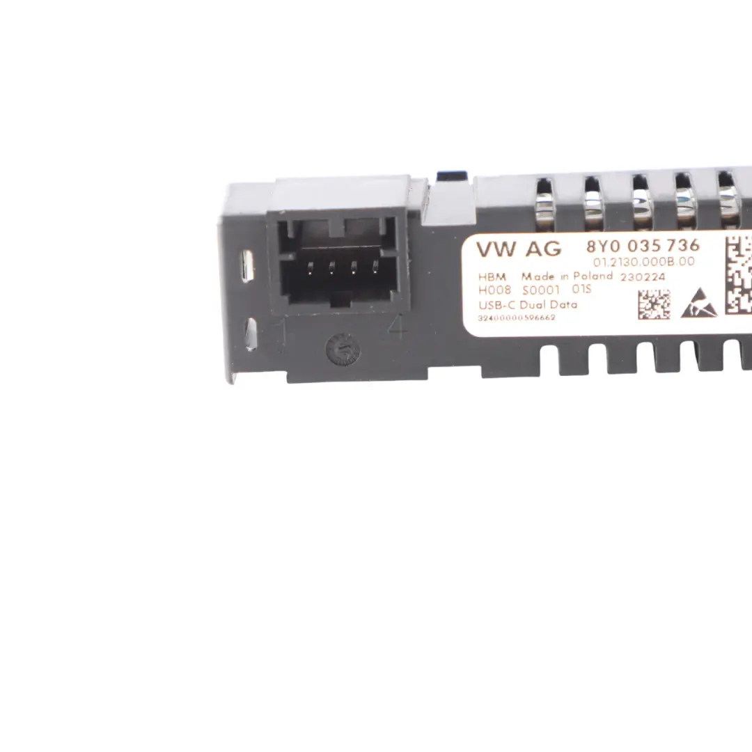 Audi Q2 GA USB Port Type-C Socket Plug Input Connection - SKU 8Y0035736-1 - Part number 8Y0035736