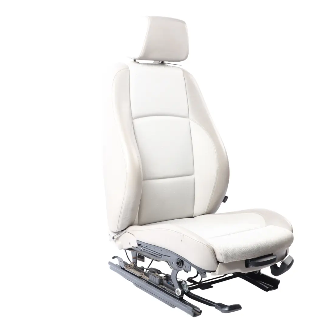 Front Seat Side Left N/S Lemon Beige Fabric Leather to BMW E88 Convertible M Sport with Part number 9145585 BMW E88 Convertible M Sport Front Seat Side Left N/S Lemon Beige Fabric Leather - SKU 9145585-1 - Part number 9145585