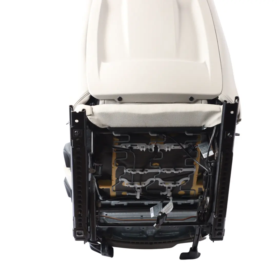 Front Seat Side Left N/S Lemon Beige Fabric Leather to BMW E88 Convertible M Sport with Part number 9145585 BMW E88 Convertible M Sport Front Seat Side Left N/S Lemon Beige Fabric Leather - SKU 9145585-1 - Part number 9145585