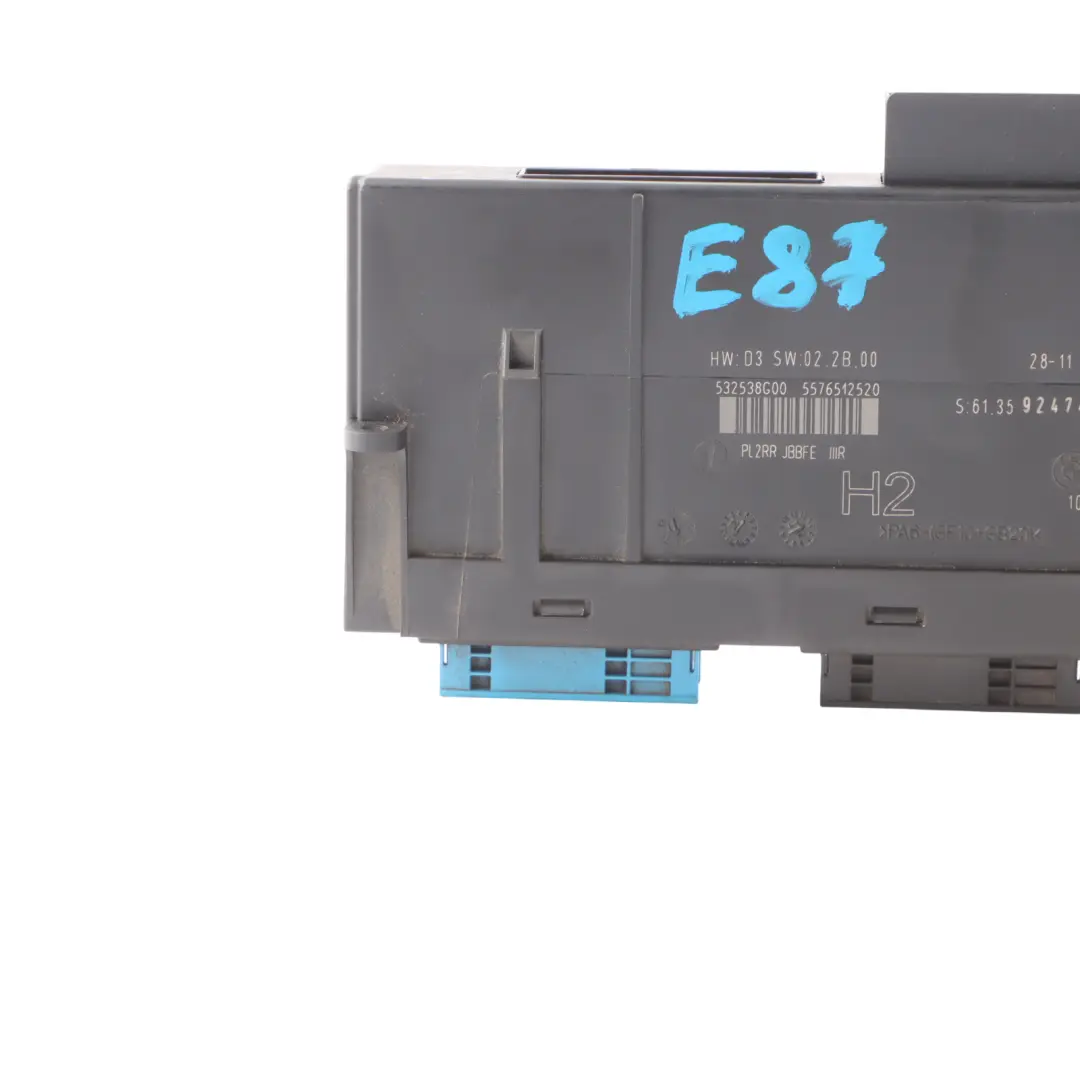 ECU Modulo Di Controllo Corpo Scatola Giunzione PL2RR H2 per BMW E87 con numero di parte 9247472 BMW E87 ECU Modulo Di Controllo Corpo Scatola Giunzione PL2RR H2 - SKU 9247472-3 - Numero di parte 9247472