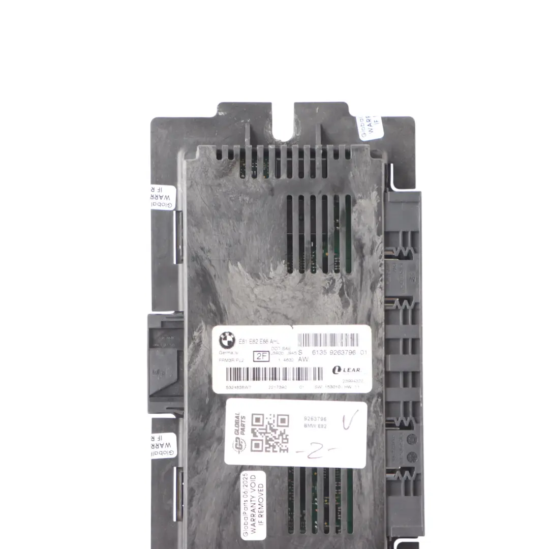 Front Headlight Lamp Module Footwell Unit Lear FRM3R PL2 ECU to BMW E82 with Part number 9263796 BMW E82 Front Headlight Lamp Module Footwell Unit Lear FRM3R PL2 ECU - SKU 9263796 - Part number 9263796