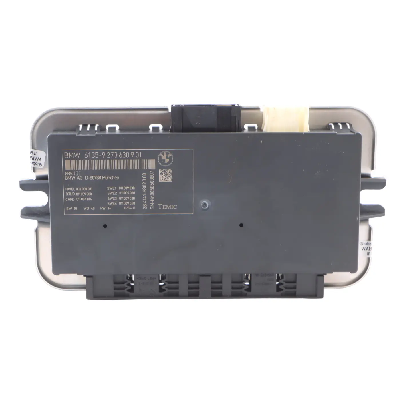 BMW F06 Footwell Light Module Control Unit Controller ECU FRM3 9273630