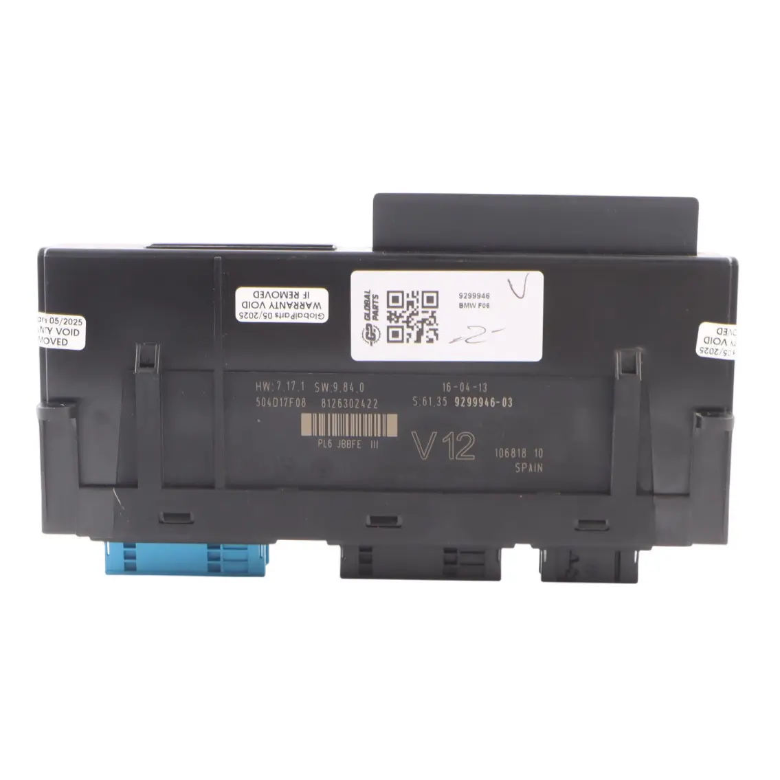 BMW F06 F07 Body Control Comfort Module Unit ECU 9299946