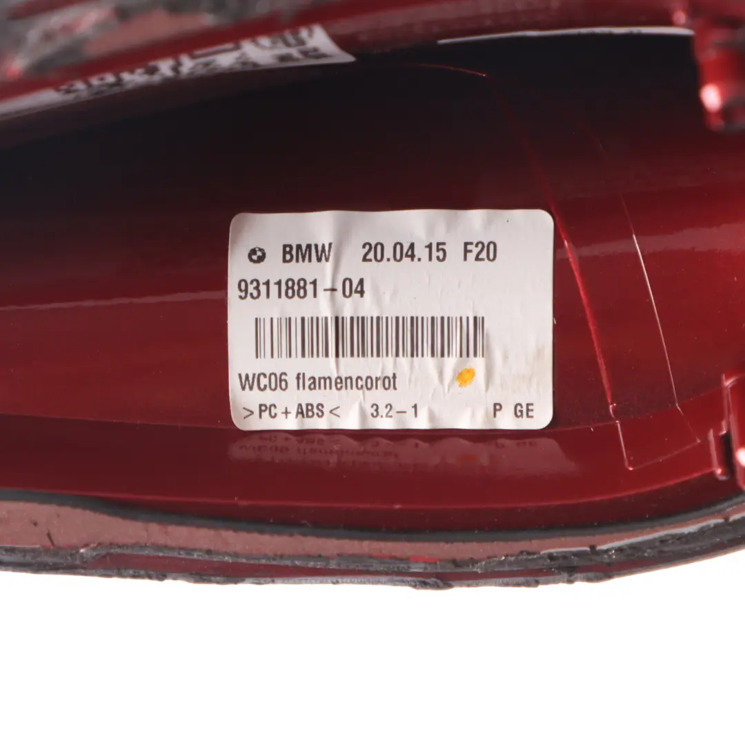 BMW F45 Roof Antenna Cover Casing Shark Fin Flamenco Red Brilliant Effect-C06 - SKU 9341602-FLR - Part number 9341602