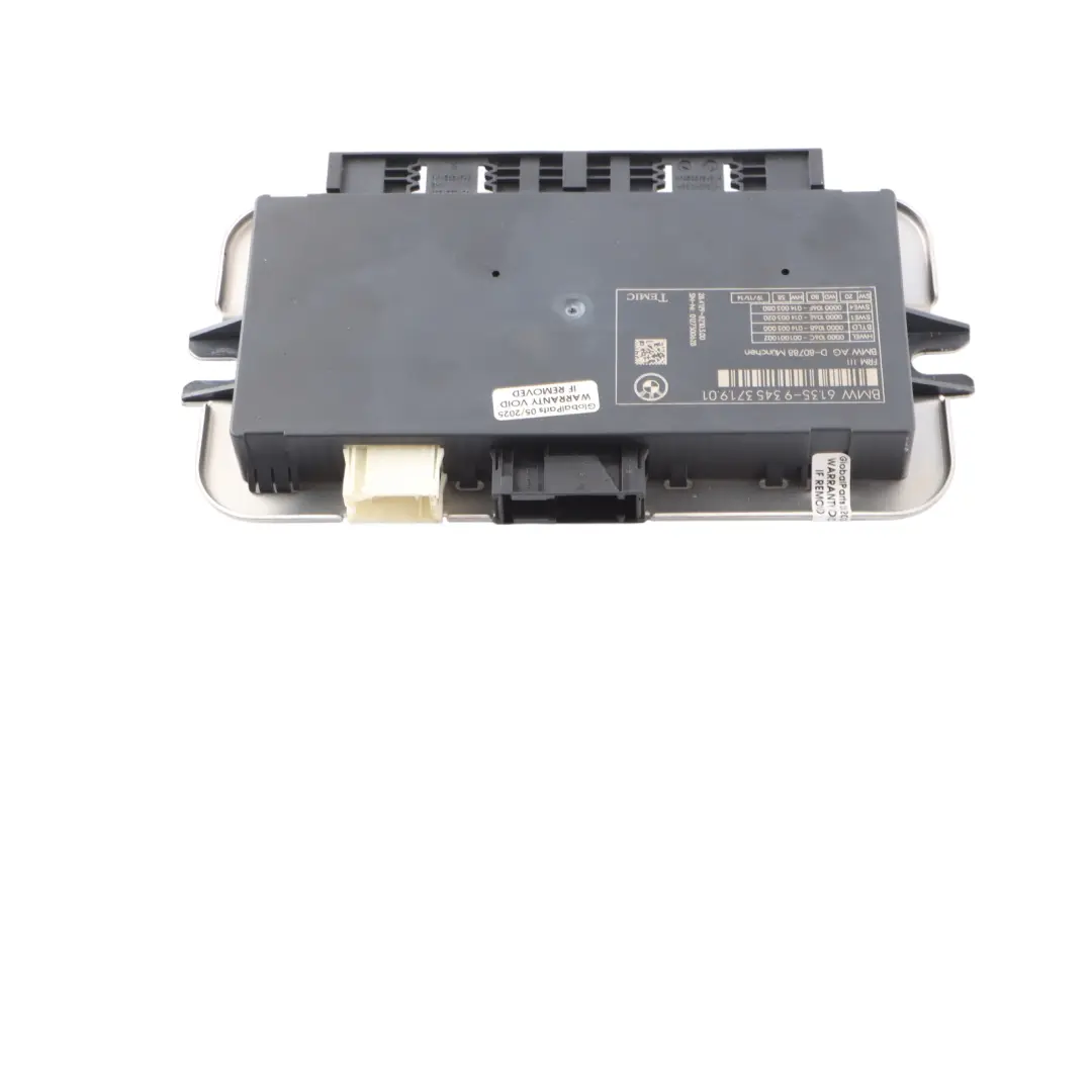 Light Control BMW F01 F02 F04 F07 LCI Footwell Module ECU Unit FRM3 to with Part number 9345371 Light Control BMW F01 F02 F04 F07 LCI Footwell Module ECU Unit FRM3 - SKU 9345371 - Part number 9345371