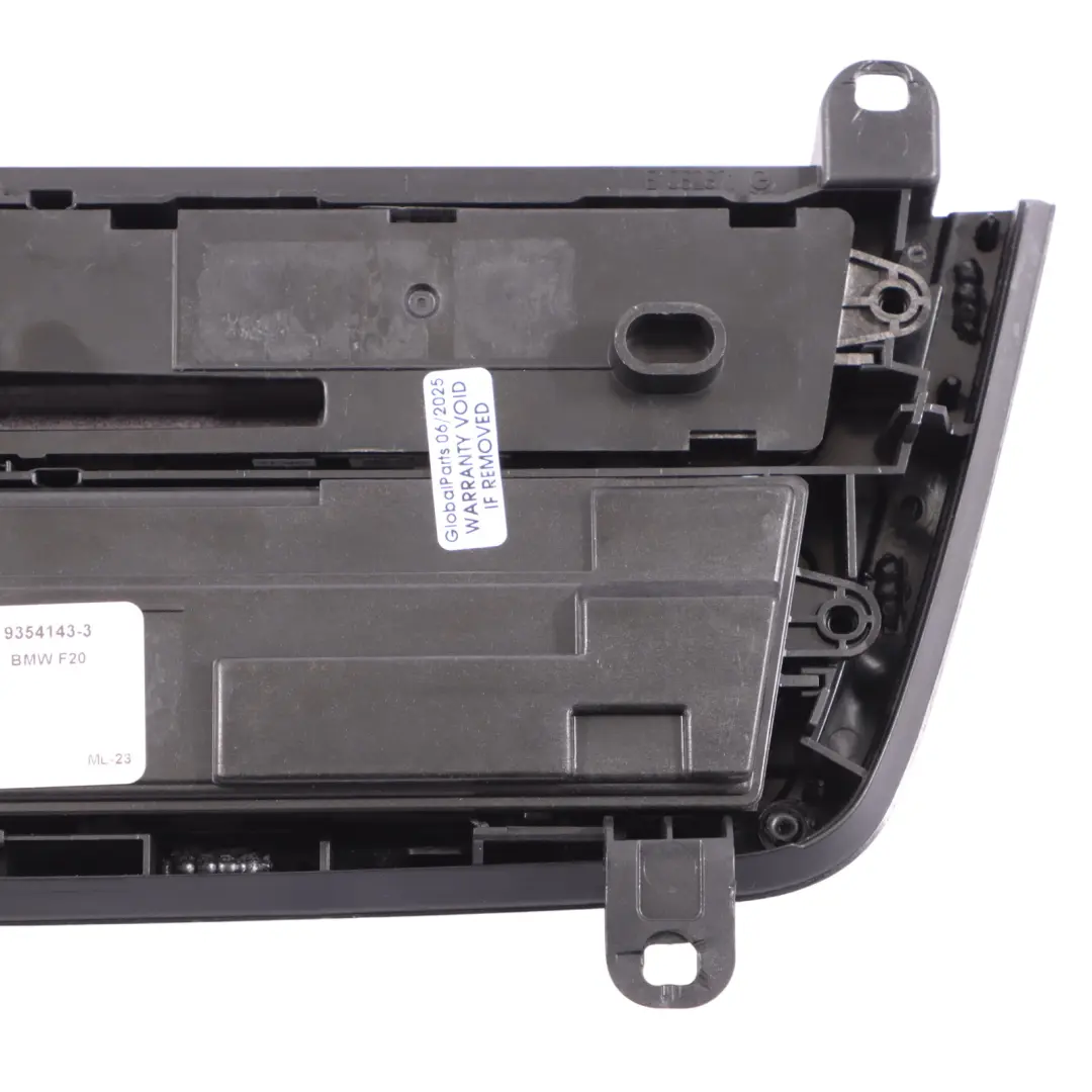 Interruptor Aire Acondicionado BMW F20 F21 F22 F30 F31 Radio CD Panel para con número de pieza 9354143 Interruptor Aire Acondicionado BMW F20 F21 F22 F30 F31 Radio CD Panel - SKU 9354143-3 - Número de pieza 9354143