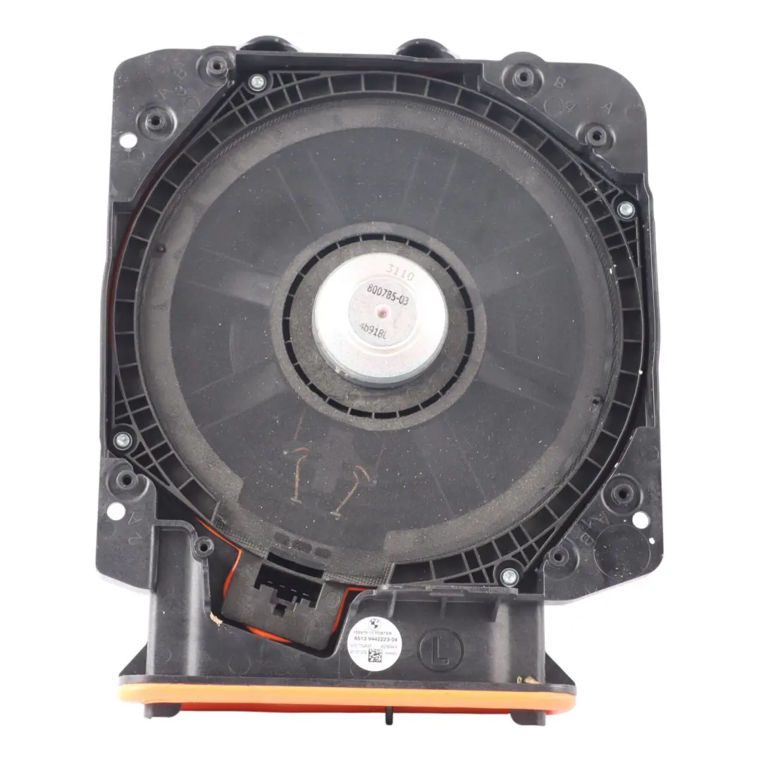 Central Bass Speaker BMW U06 X1 U11 Stereo Audio System Left N/S to with Part number 9442223 Central Bass Speaker BMW U06 X1 U11 Stereo Audio System Left N/S - SKU 9442223 - Part number 9442223