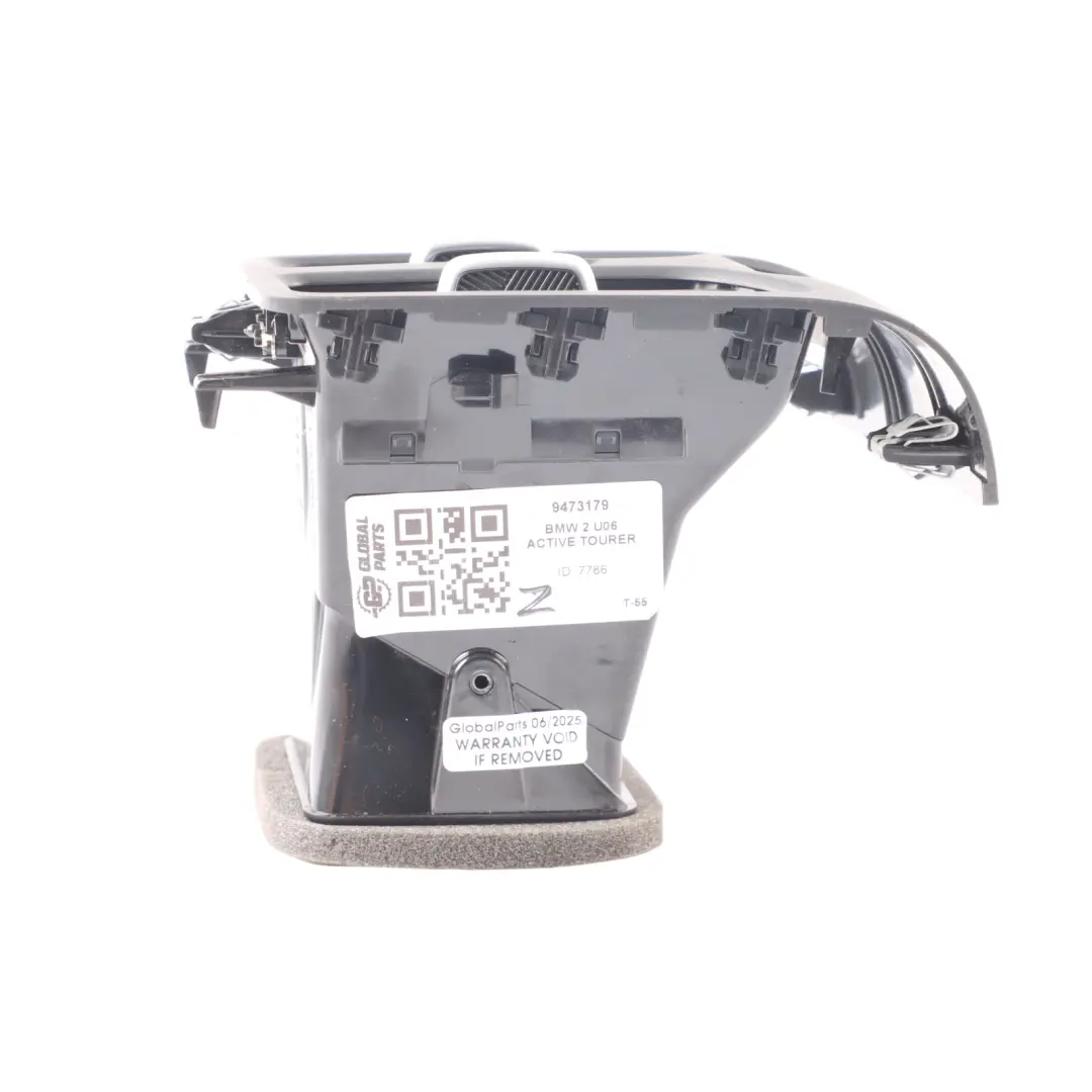 Tunnel Center Console Air Grille Vent Outlet to BMW U06 Rear with Part number 9473179 BMW U06 Rear Tunnel Center Console Air Grille Vent Outlet - SKU 9473179 - Part number 9473179