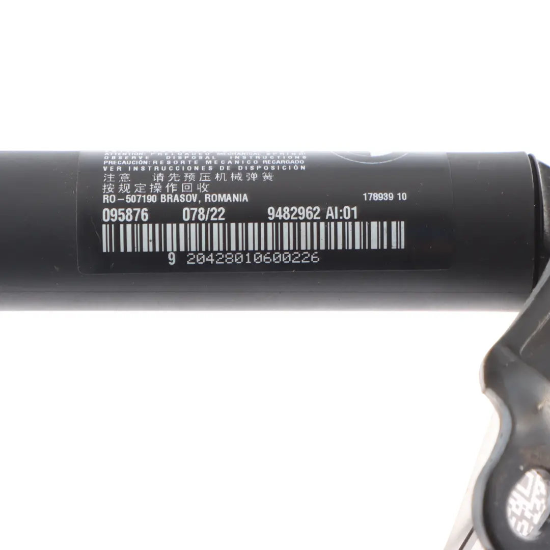 Boot Lid Lift Lifter Strut Right O/S Side to BMW X1 F48 Tailgate with Part number 9482962 BMW X1 F48 Tailgate Boot Lid Lift Lifter Strut Right O/S Side - SKU 9482962 - Part number 9482962