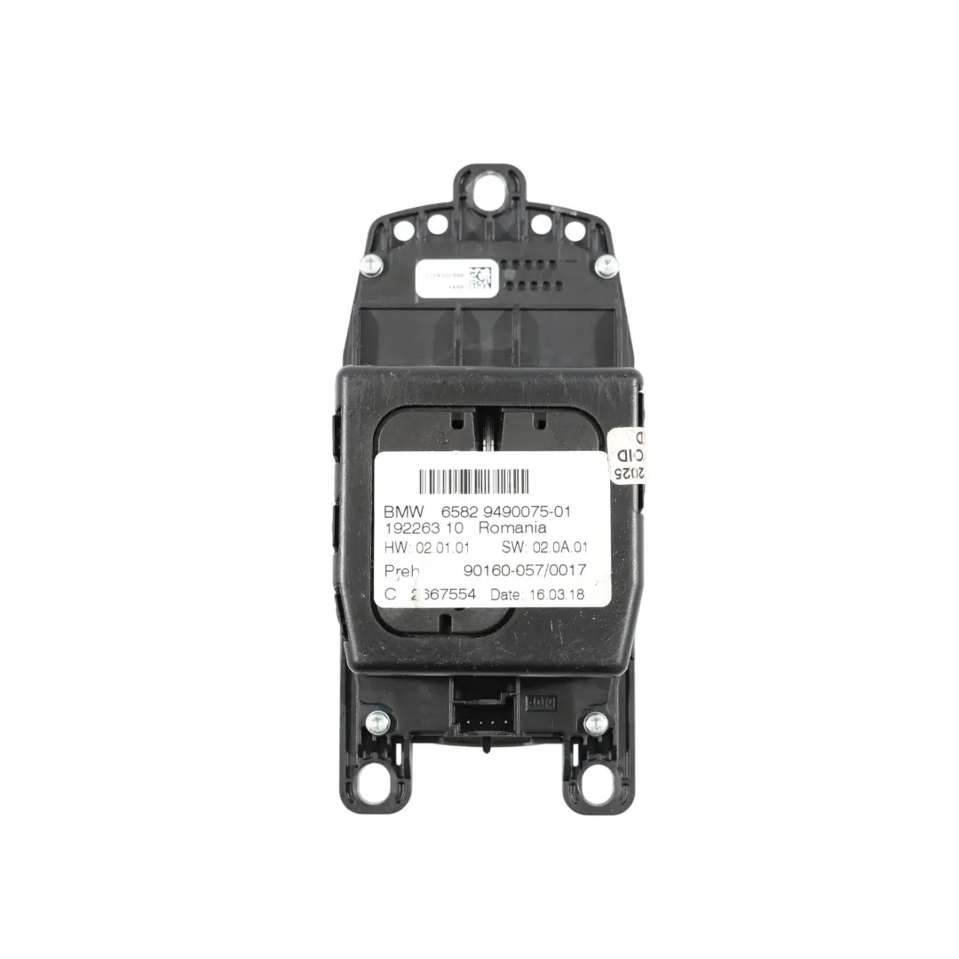 Idrive Multimedia Sat Navi Schalter Steuergerät Panel für BMW G30 mit Teilenummer 9490075 BMW G30 Idrive Multimedia Sat Navi Schalter Steuergerät Panel - SKU 9490075 - Teilenummer 9490075