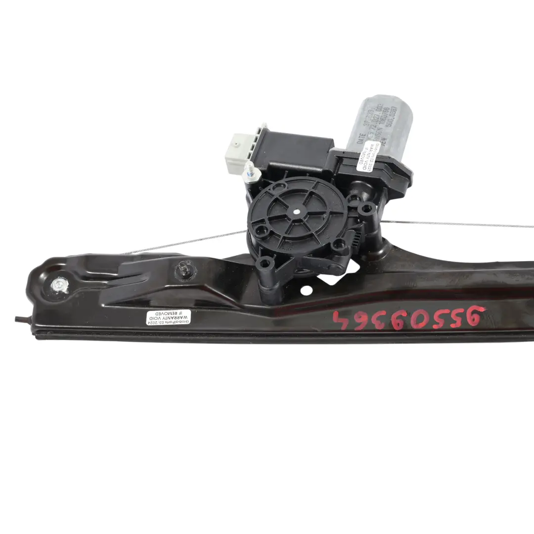 Window Lifter Door Front Right O/S Regulator Mechanism to Vauxhall Combo D with Part number 95509364 Vauxhall Combo D Window Lifter Door Front Right O/S Regulator Mechanism - SKU 95509364 - Part number 95509364